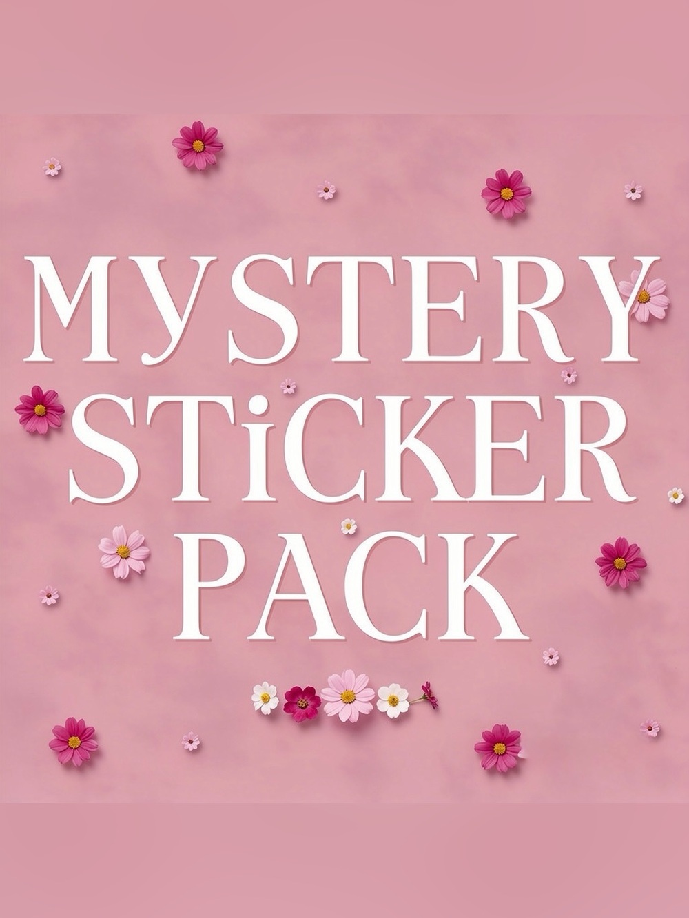 Mystery sticker pack